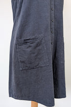 Kathmandu Hemp & Organic Cotton Navy Shirt Dress Size 16/18