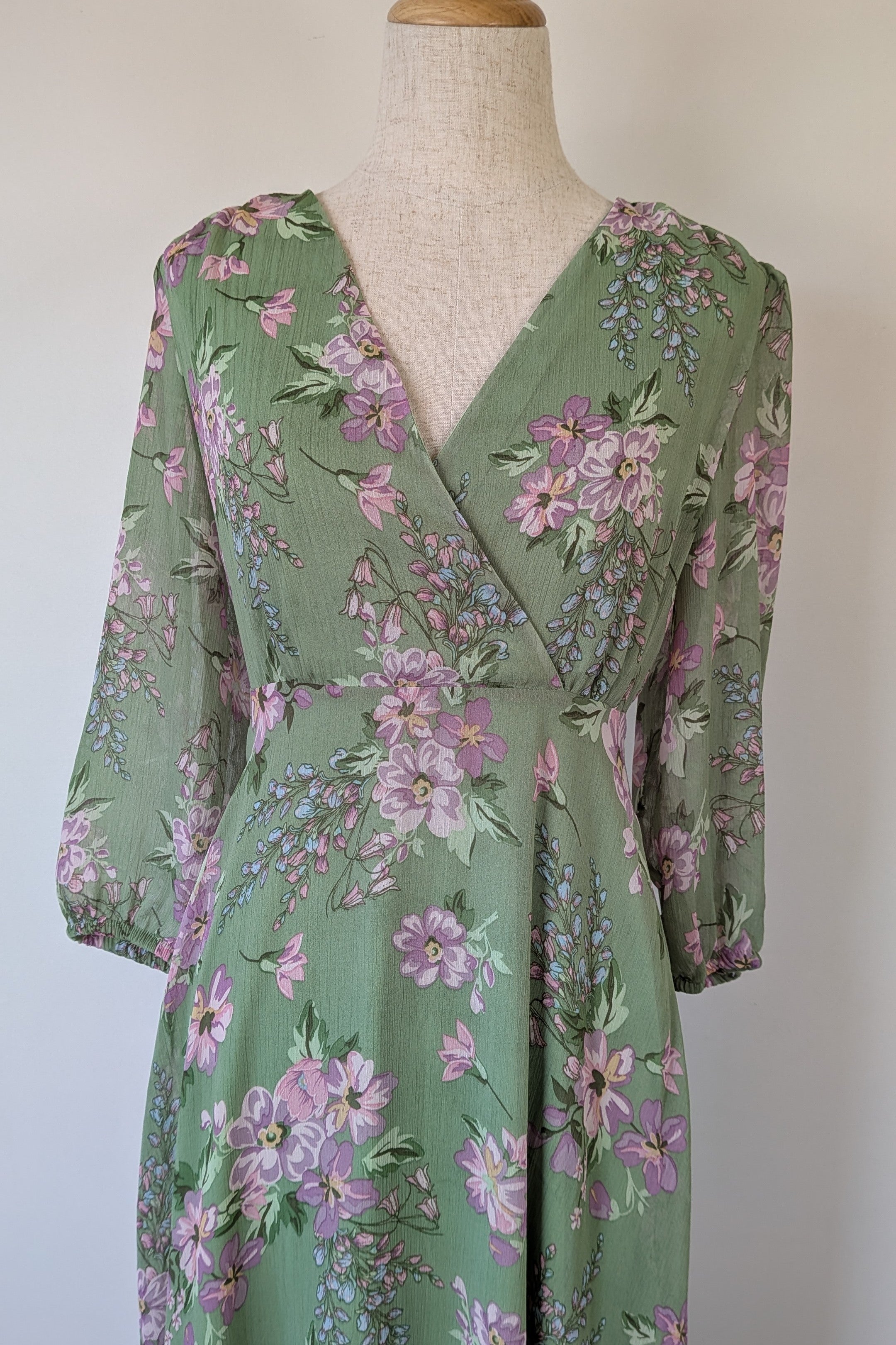Khoko Spring Fling Empire Dress in Mint Size 8 Brand New With Tags RRP $89.99