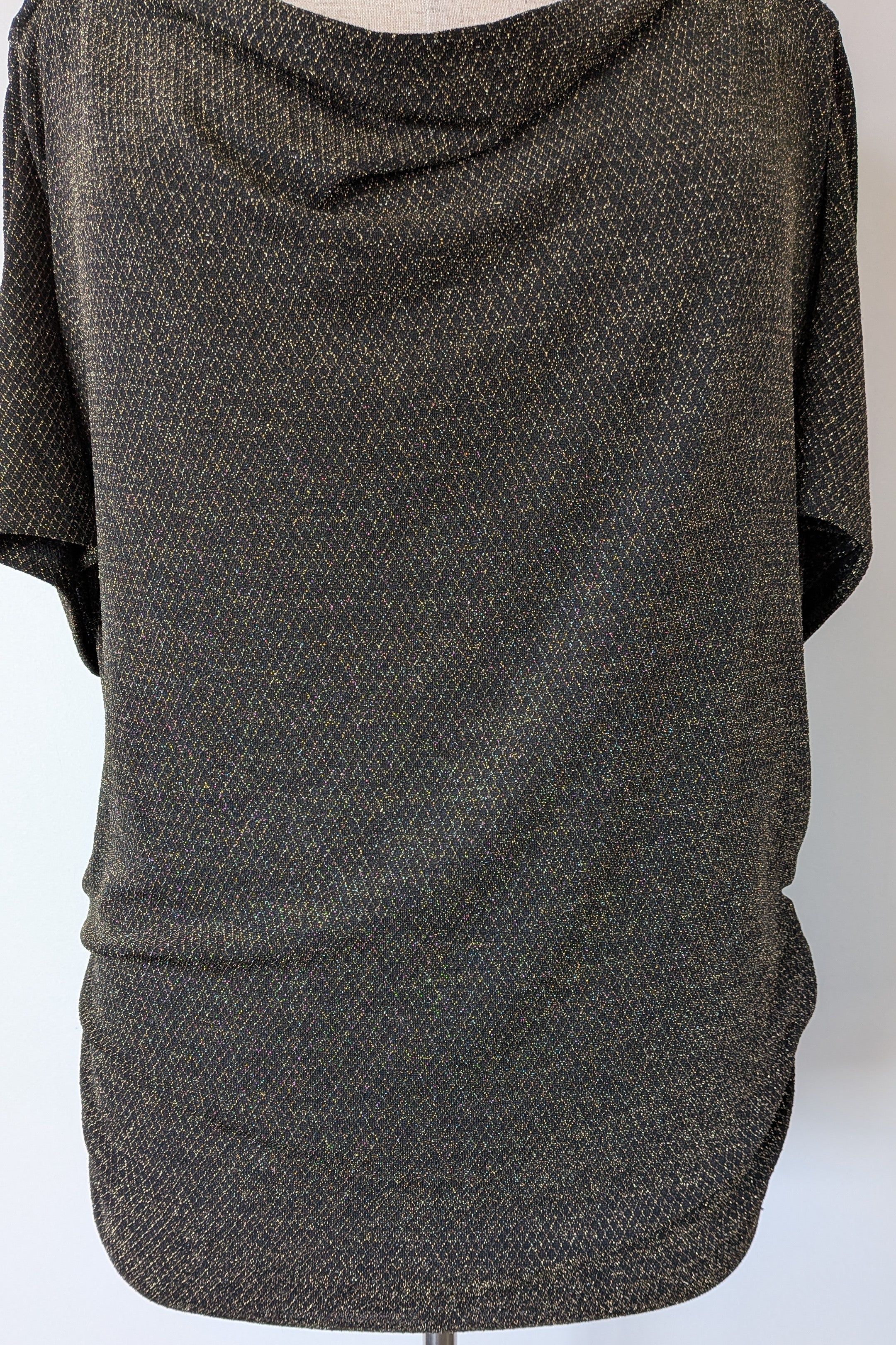 Crossroads Black & Gold Strap Lurex Top Size XXL Brand New With Tags RRP $59.99