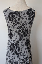 Vintage Y2K Tea Berry Floral Lace Cowl Neck Dress Size 8/10