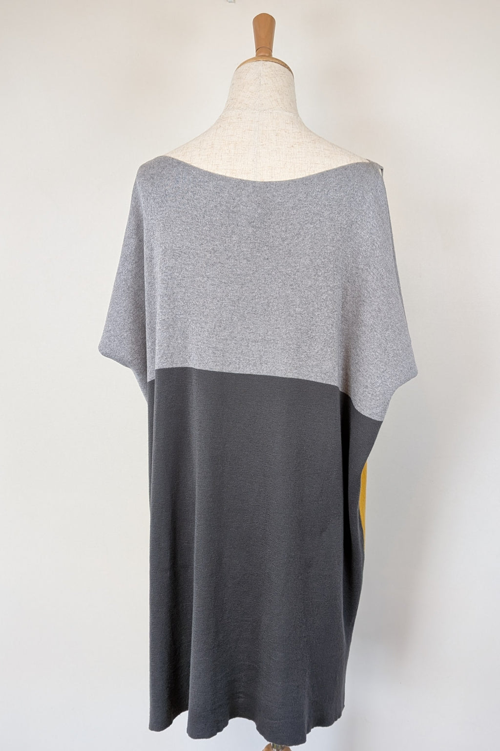 Uimi Colour Block Egyptian Cotton & Cashmere Knit Dress Size S-M