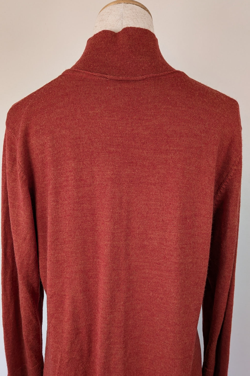 Vintage 90s Meredith Rust Long Cardigan Size 12