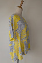 Country Road Tropical Print Woven Top Size M