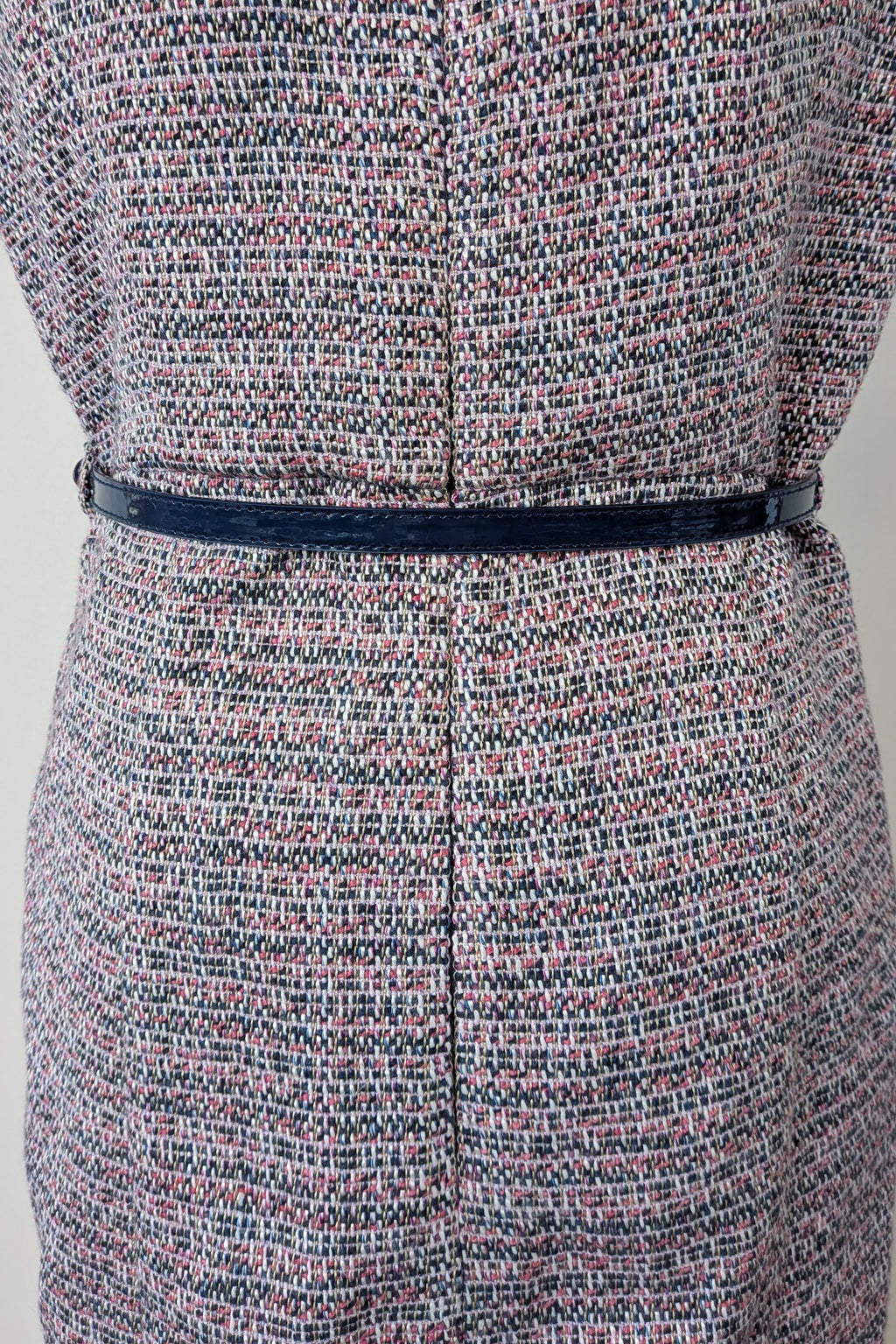 Review Tweed Pencil Dress with Belt Size 12