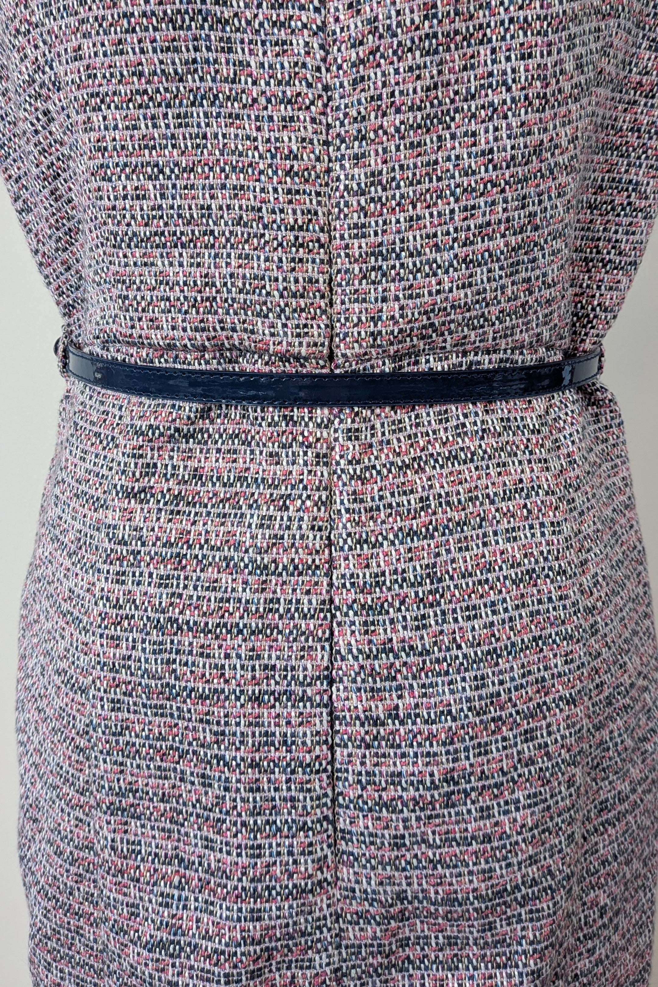 Review Tweed Pencil Dress with Belt Size 12