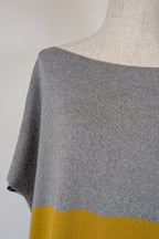 Uimi Colour Block Egyptian Cotton & Cashmere Knit Dress Size S-M