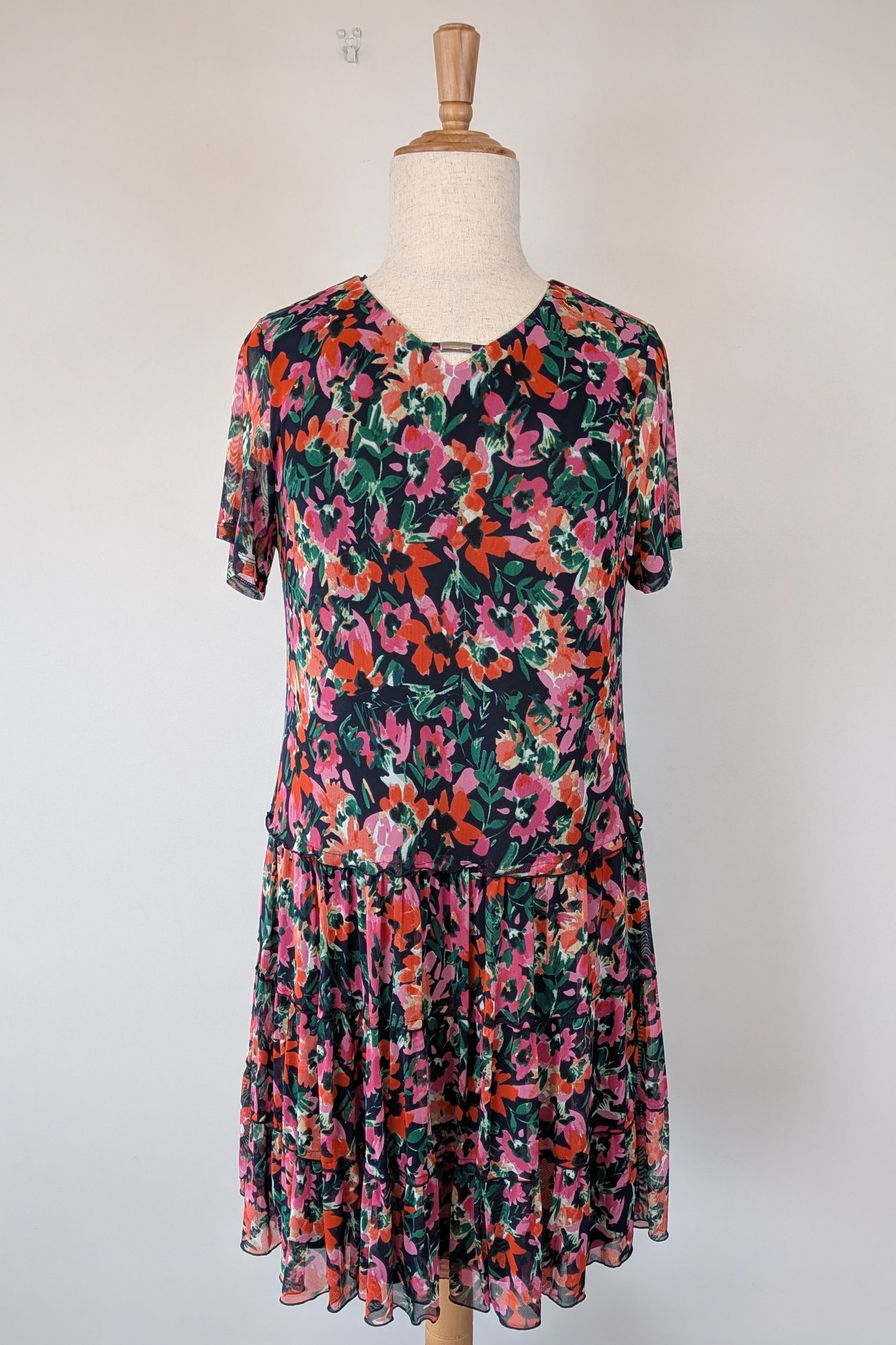 Noni B Floral Pattern Tiered Dress Size 1XL Brand New With Tags RRP $149.95