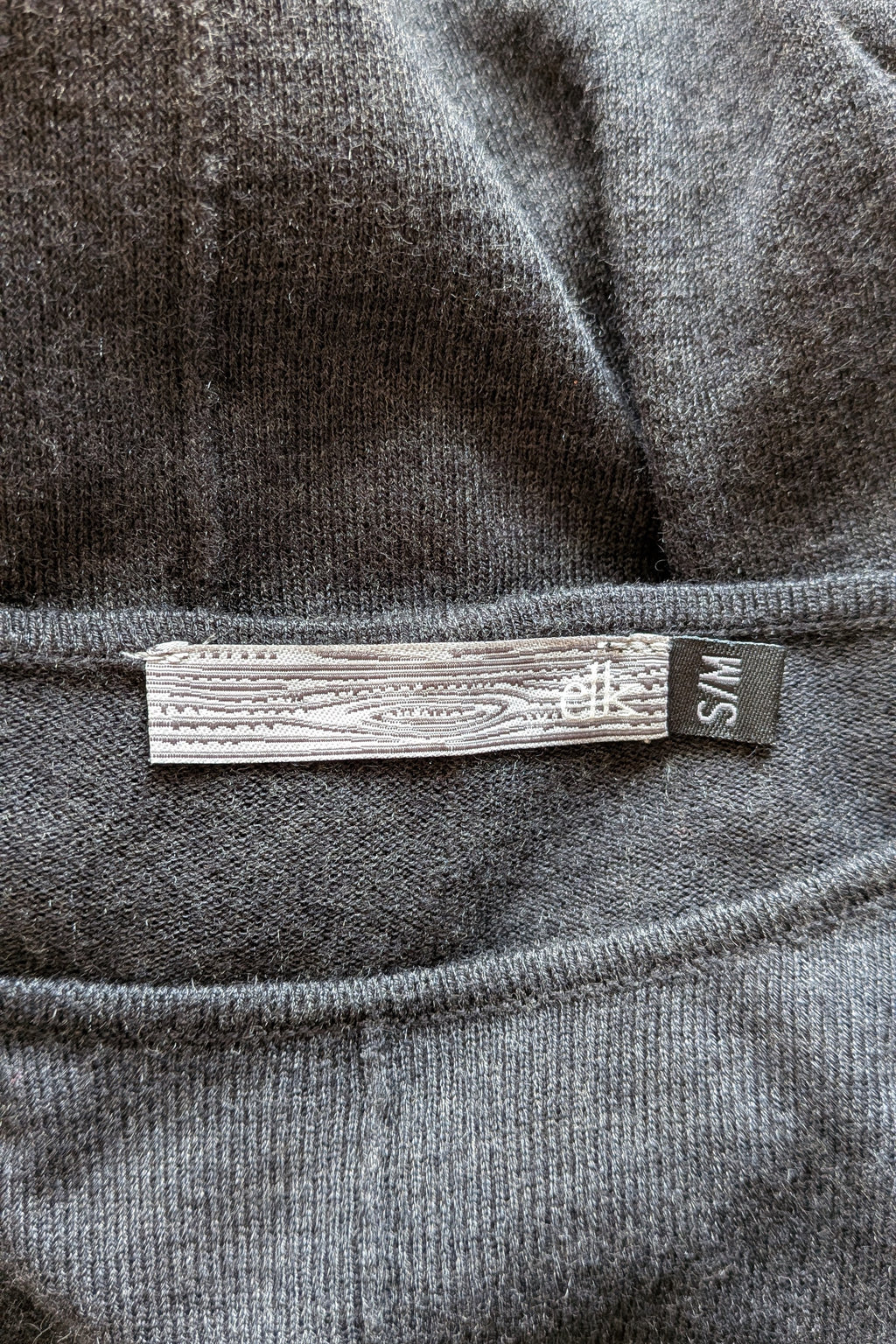 Elk The Label Grey Wool Cashmere Blend Knit Dress Size S/M