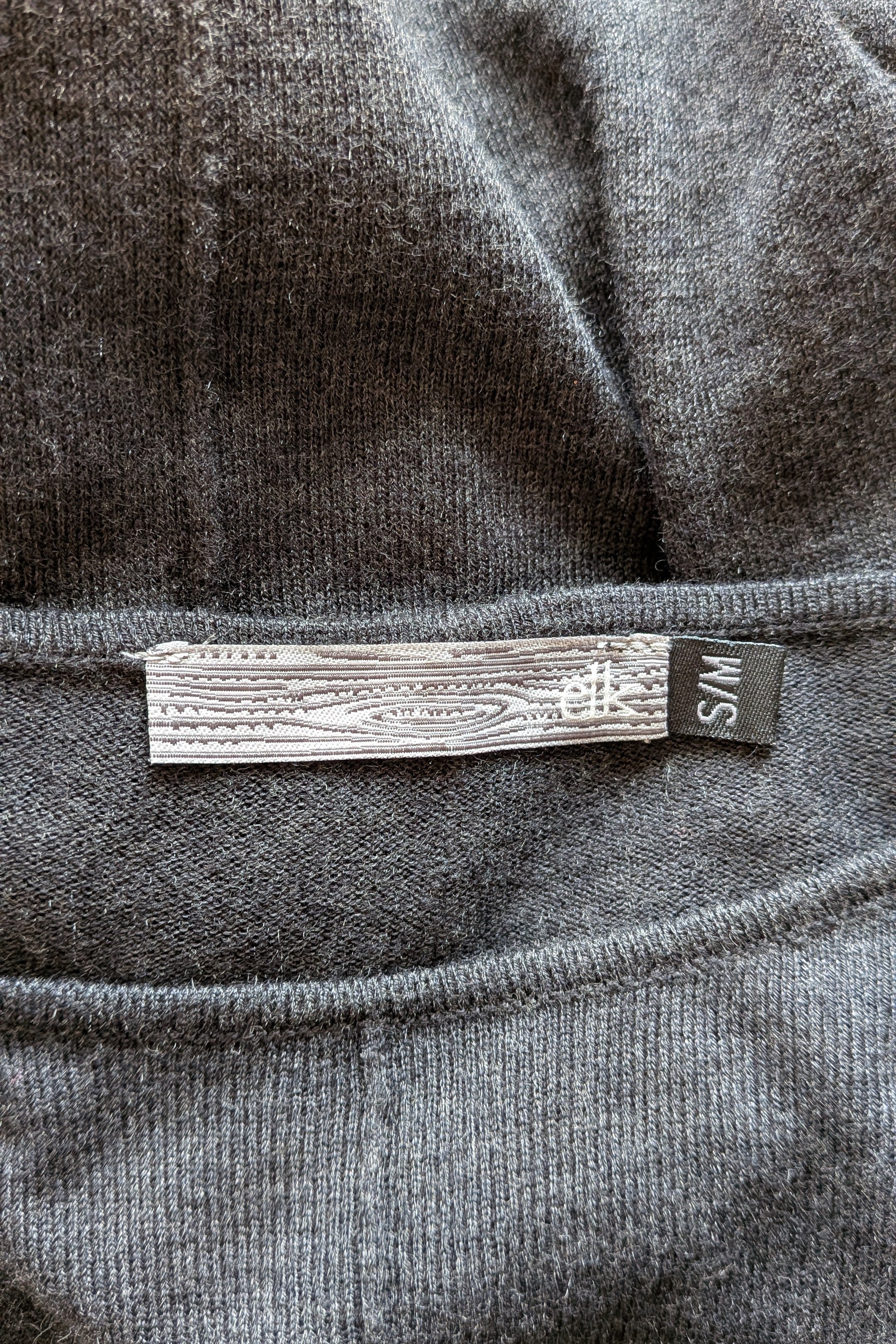 Elk The Label Grey Wool Cashmere Blend Knit Dress Size S/M