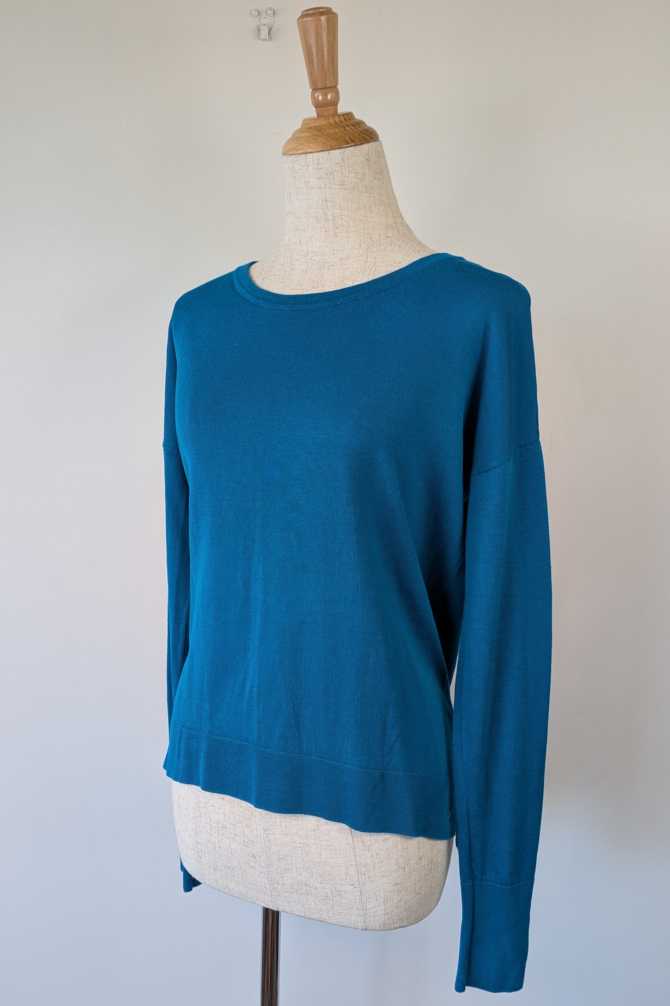Uniqlo Teal 100% Merino Wool Sweater Size M