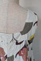 Next Linen Blend Floral Shift Dress Size 20