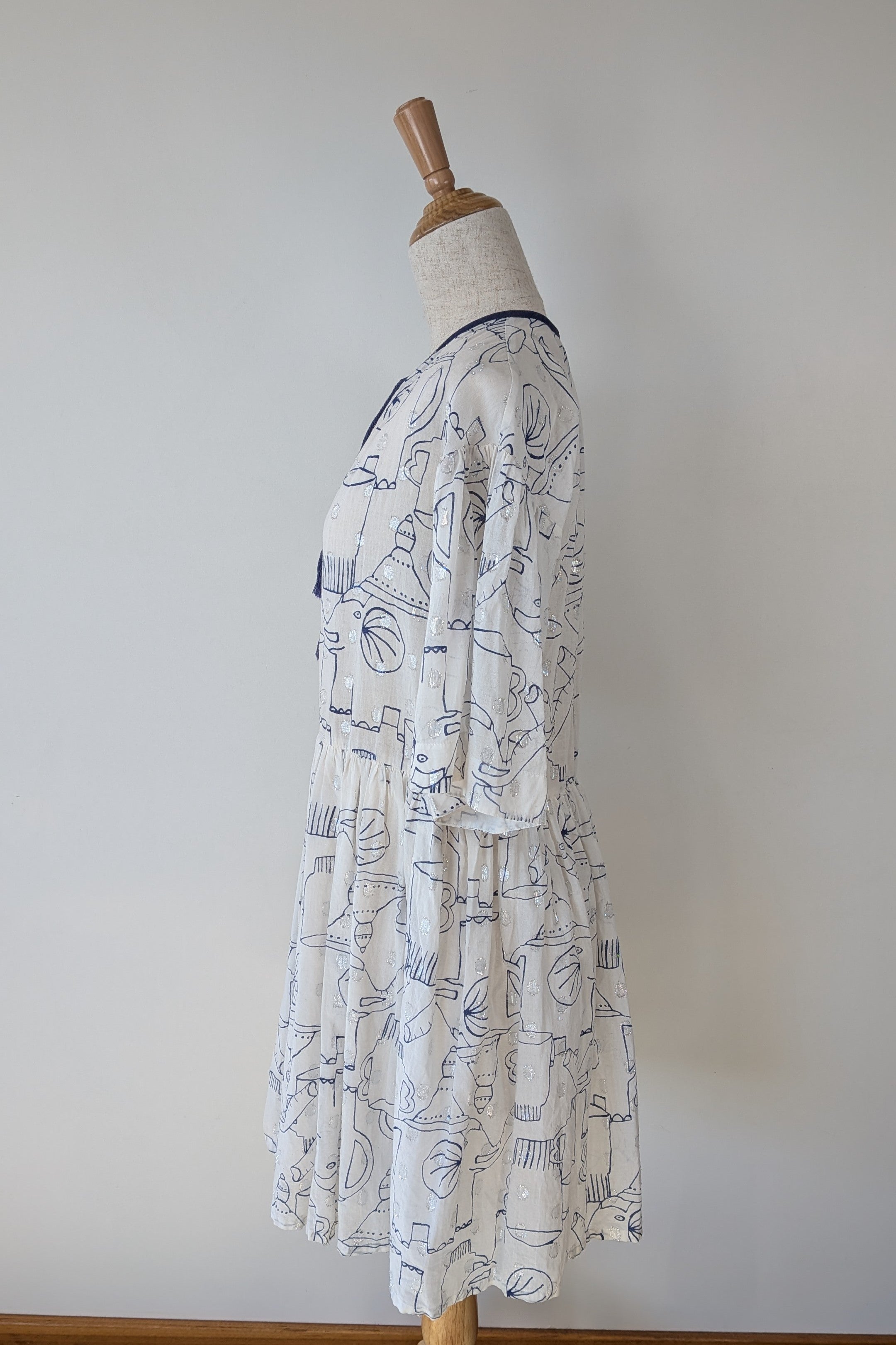 Gorman x Monika Forsberg Elephant Tea Dress Size 6