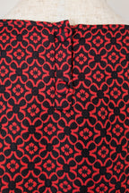 Revival Retro Red & Black Pom Pom Top Size 14