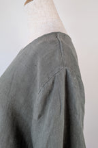 Dolce Vita Italian Linen Top in Khaki One Size