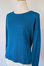 Uniqlo Teal 100% Merino Wool Sweater Size M