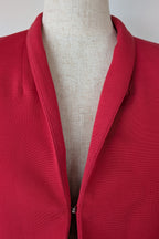 Perri Cutten Structured Cropped Blazer in Pink Size 10