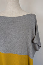 Uimi Colour Block Egyptian Cotton & Cashmere Knit Dress Size S-M