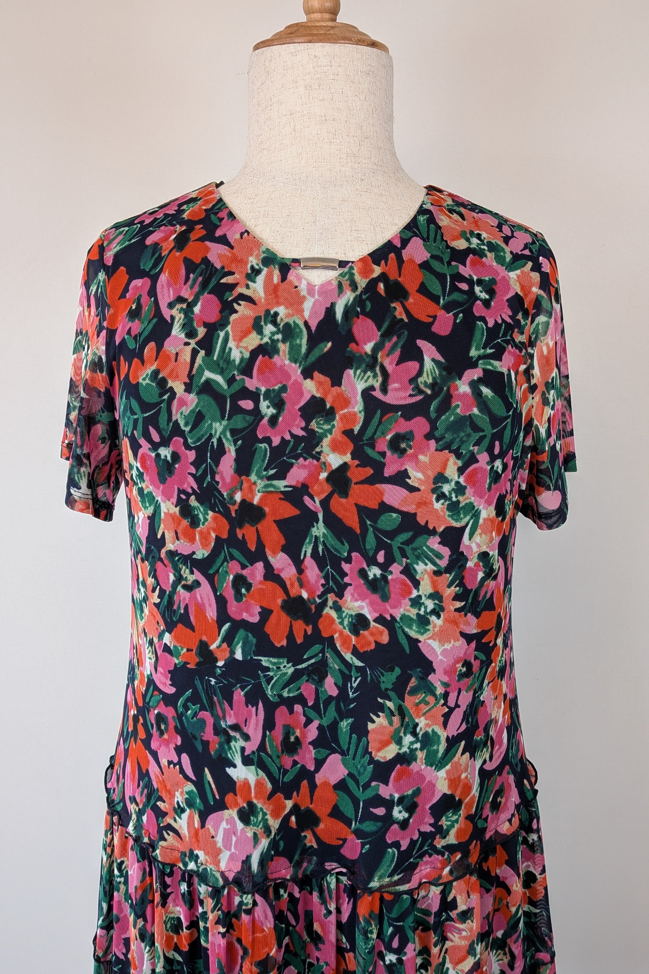 Noni B Floral Pattern Tiered Dress Size 1XL Brand New With Tags RRP $149.95