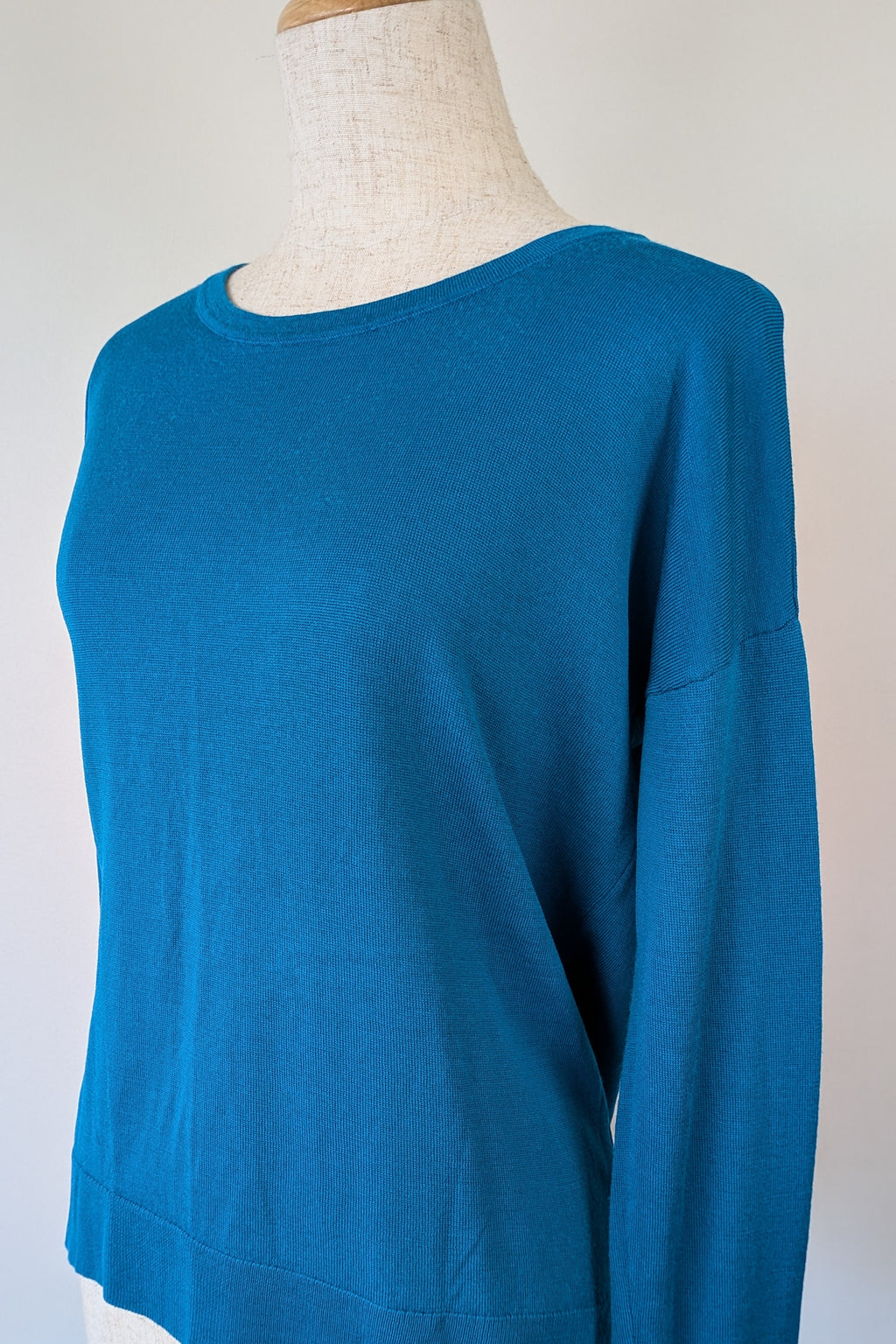 Uniqlo Teal 100% Merino Wool Sweater Size M