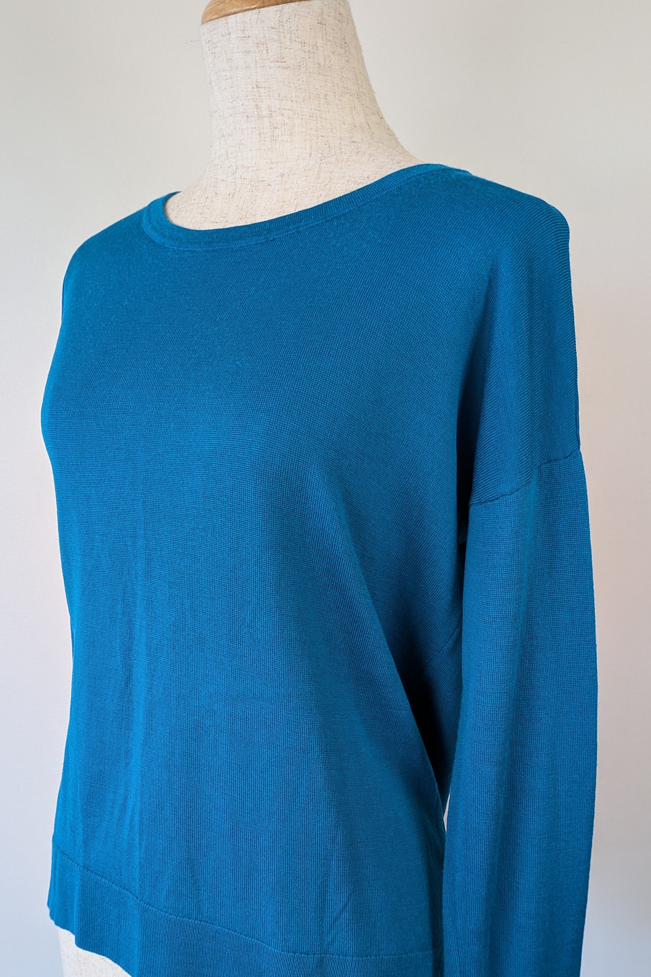 Uniqlo Teal 100% Merino Wool Sweater Size M