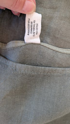 Dolce Vita Italian Linen Top in Khaki One Size