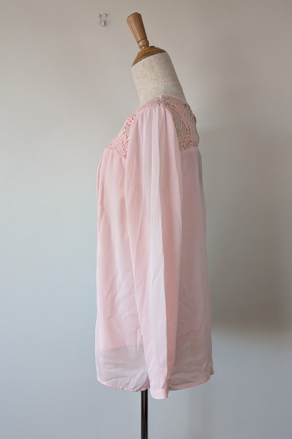 Liz Jordan Designer Collection Rue De Renne Pink Lace Trim Top Size 14 BNWT RRP $99.95