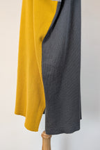 Uimi Colour Block Egyptian Cotton & Cashmere Knit Dress Size S-M