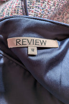 Review Tweed Pencil Dress with Belt Size 12