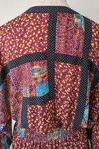 Vintage 80s Diane Freis Georgette Dress Size L