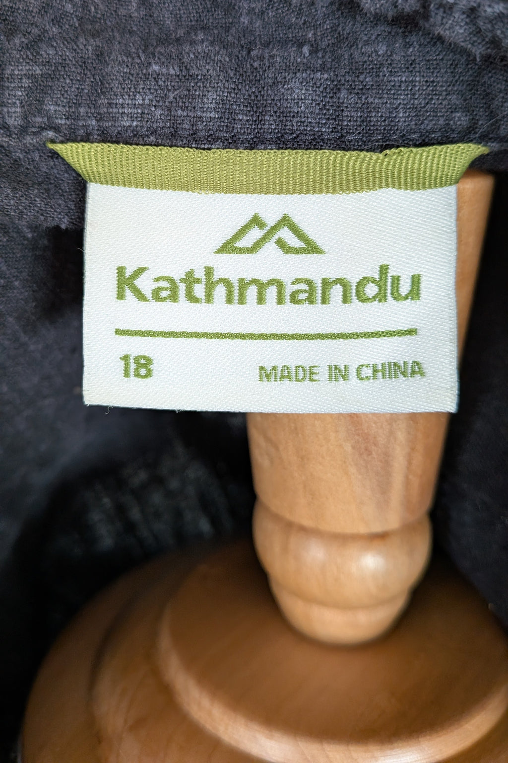Kathmandu Hemp & Organic Cotton Navy Shirt Dress Size 16/18