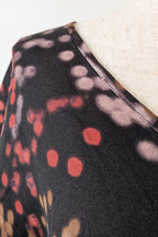 Vintage Y2K Kingan Jones 100% Silk Abstract Dot Top Size 12