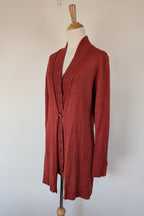 Vintage 90s Meredith Rust Long Cardigan Size 12