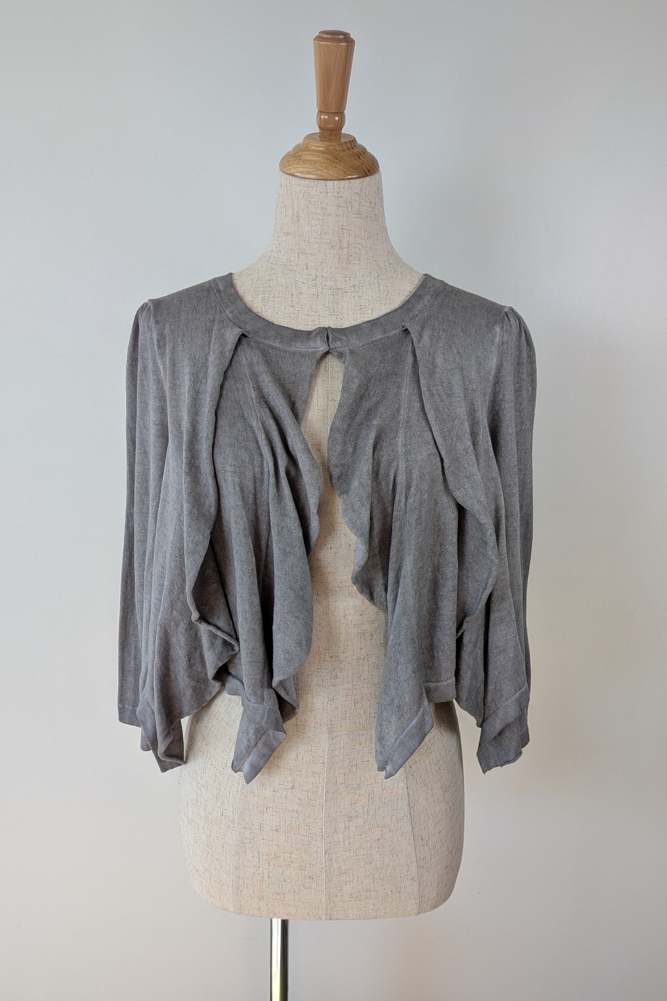 Lipsy of London Luxe Gray Cardigan Size 14 Brand New With Tags