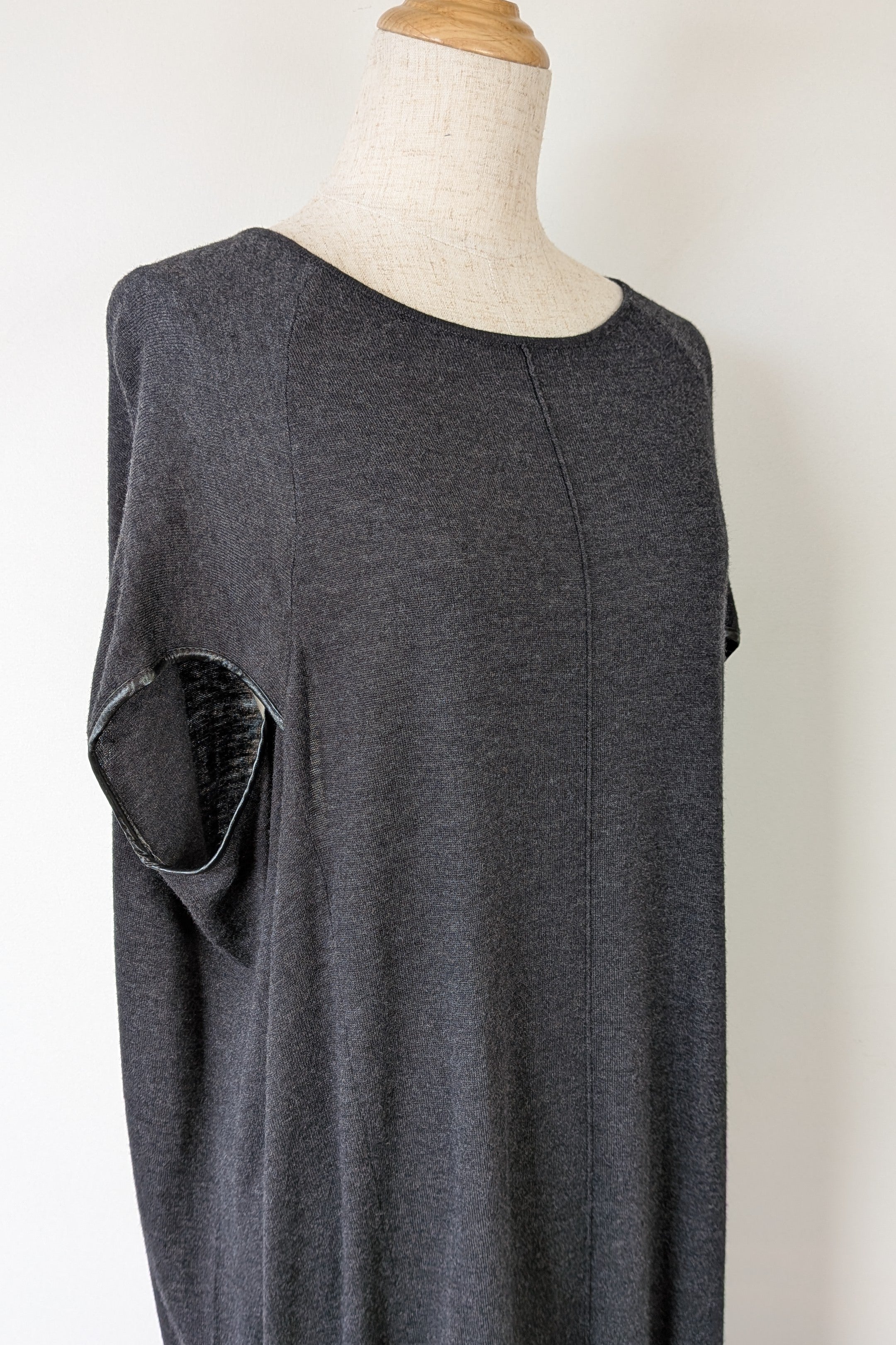Elk The Label Grey Wool Cashmere Blend Knit Dress Size S/M