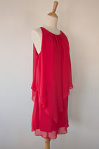 Purple Patch By Mr K Fuschia Cocktail Dress Size 12/14 Brand New With Tags RRP $229