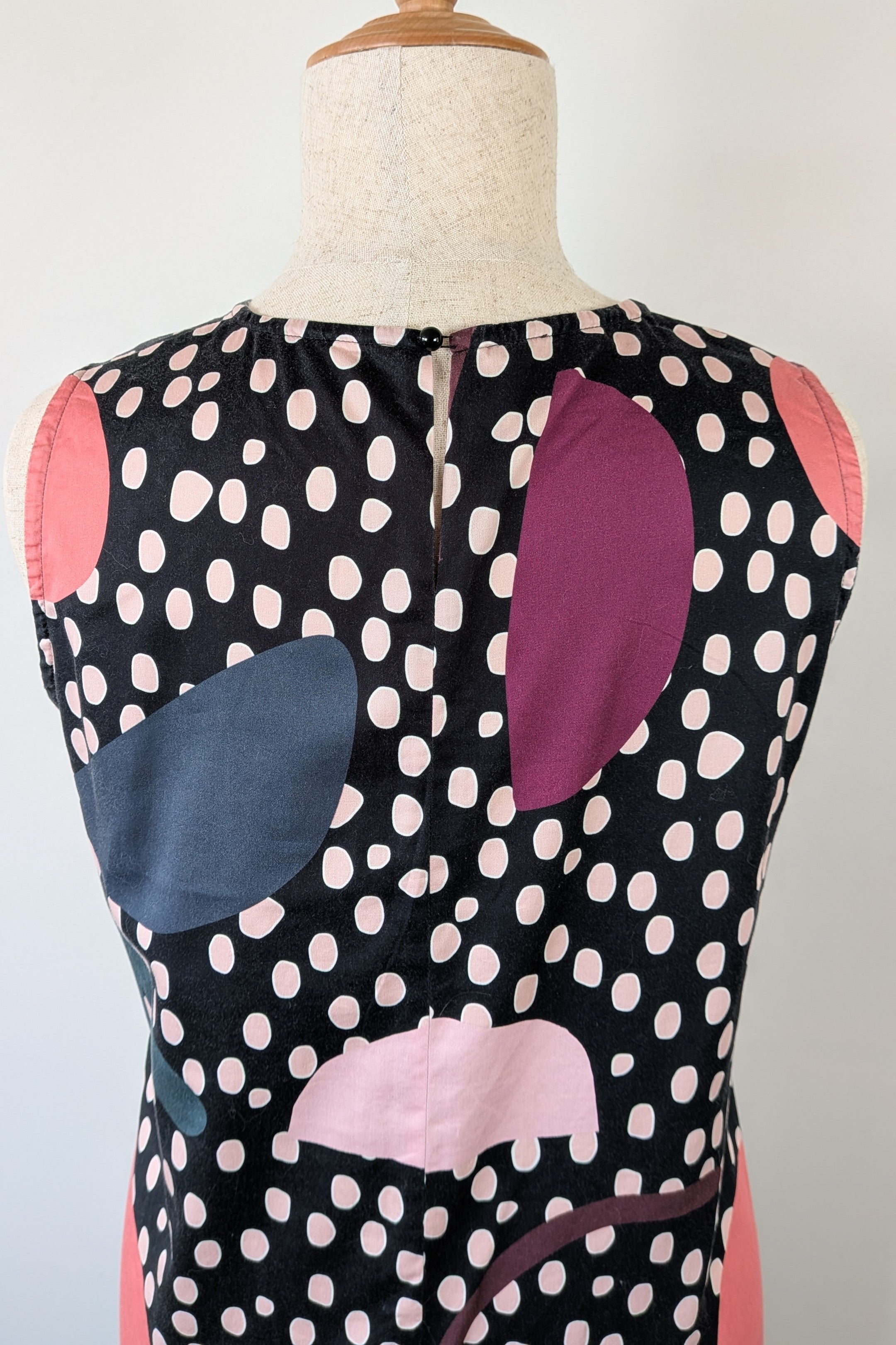 Hand Made by Gerrie T (Tasmania Brand) Spots & Shapes Dress Size L