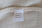 Vine Apparel White Wool Blend Iridescent Sequin Jumper Size M/L