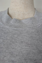 Ripe Maternity Silver Marle Layered Knit Nursing Dress Size M