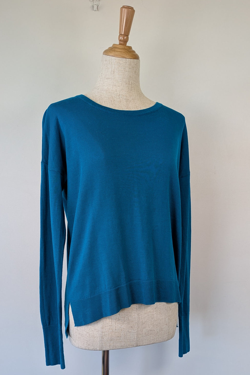 Uniqlo Teal 100% Merino Wool Sweater Size M
