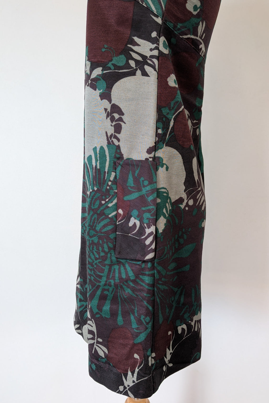 Vintage Cue Botanical Print Shift Dress Size 6