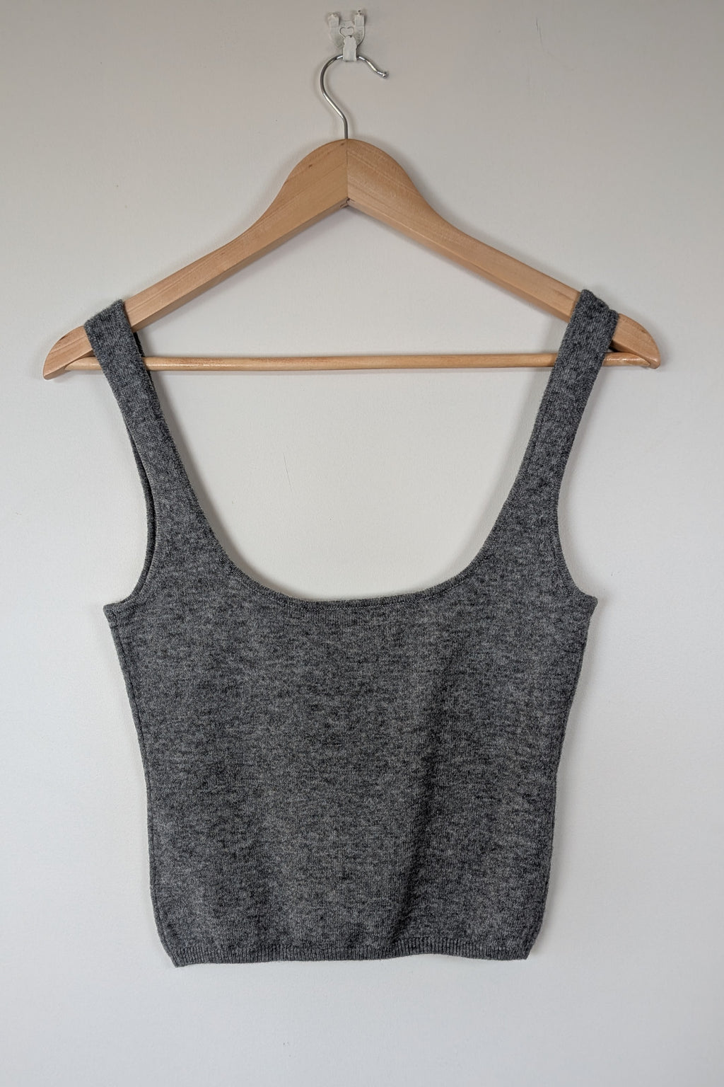 ROMY The Brand Grey Wool & Cashmere Knit Tank Size XS BNWT RRP $200