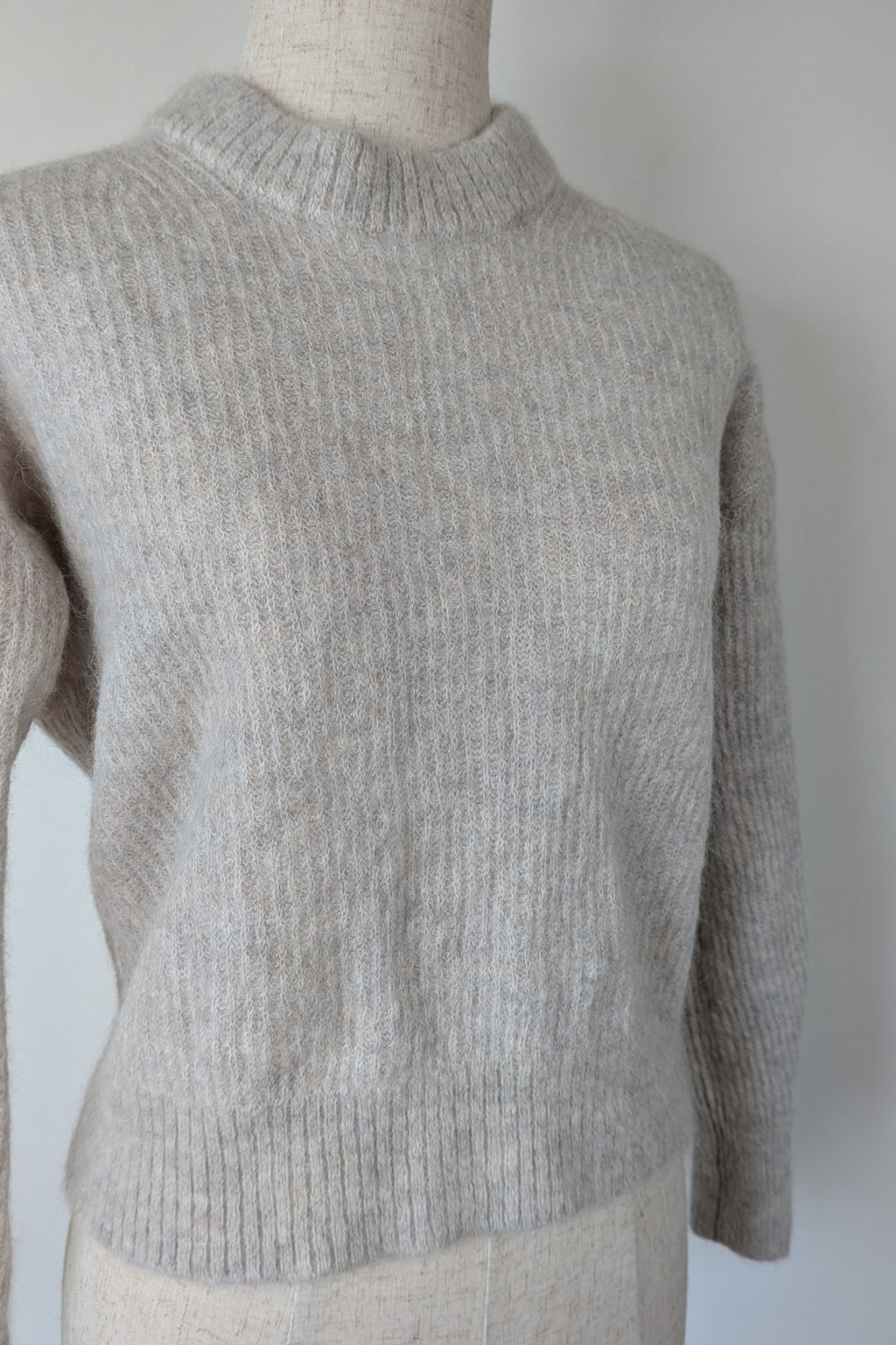 Everlane The Cocoon Crew in Alpaca Almond Jumper Size S
