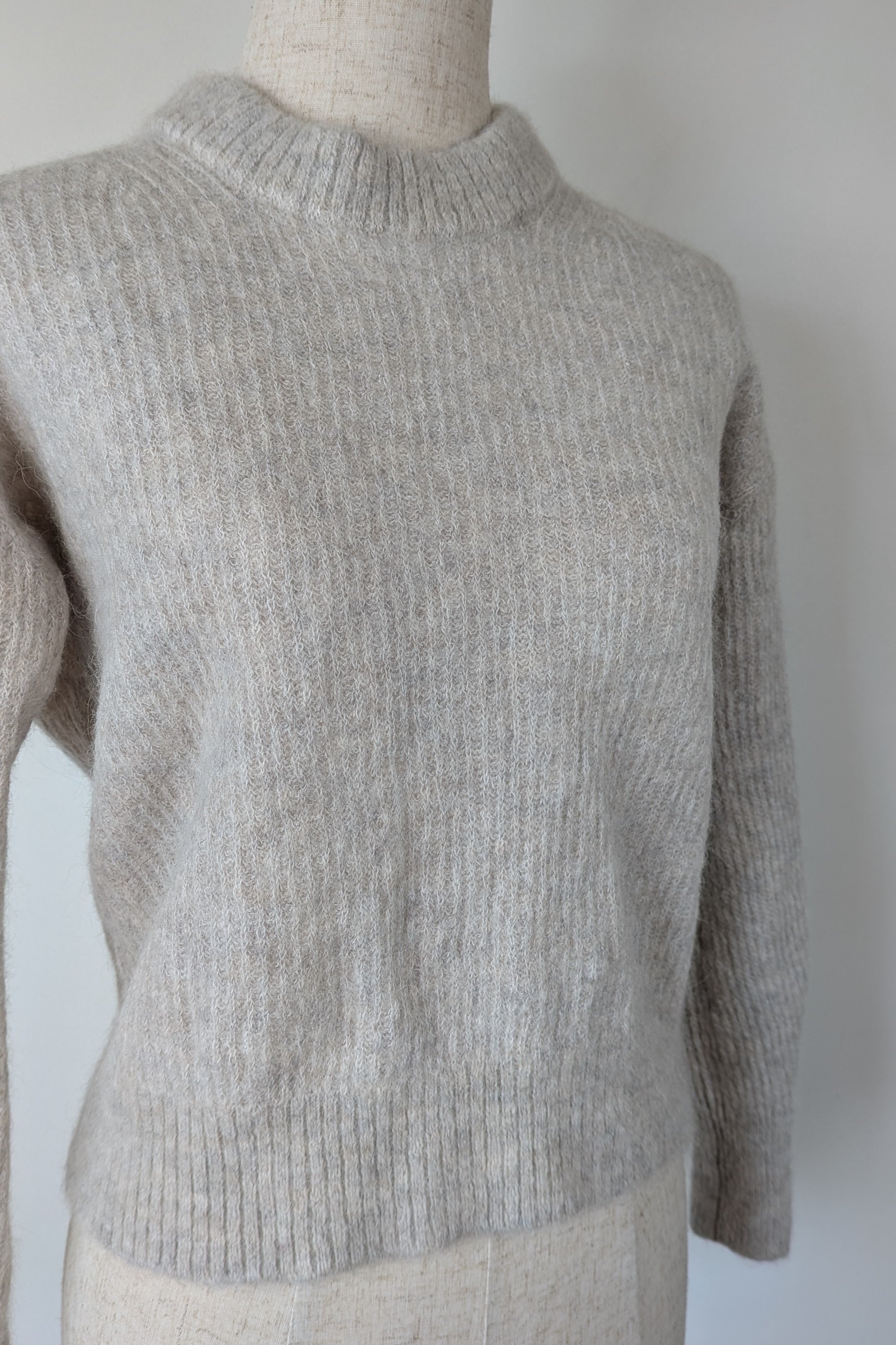 Everlane The Cocoon Crew in Alpaca Almond Jumper Size S