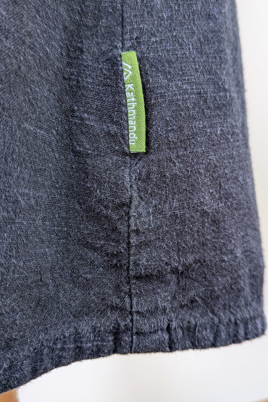 Kathmandu Hemp & Organic Cotton Navy Shirt Dress Size 16/18