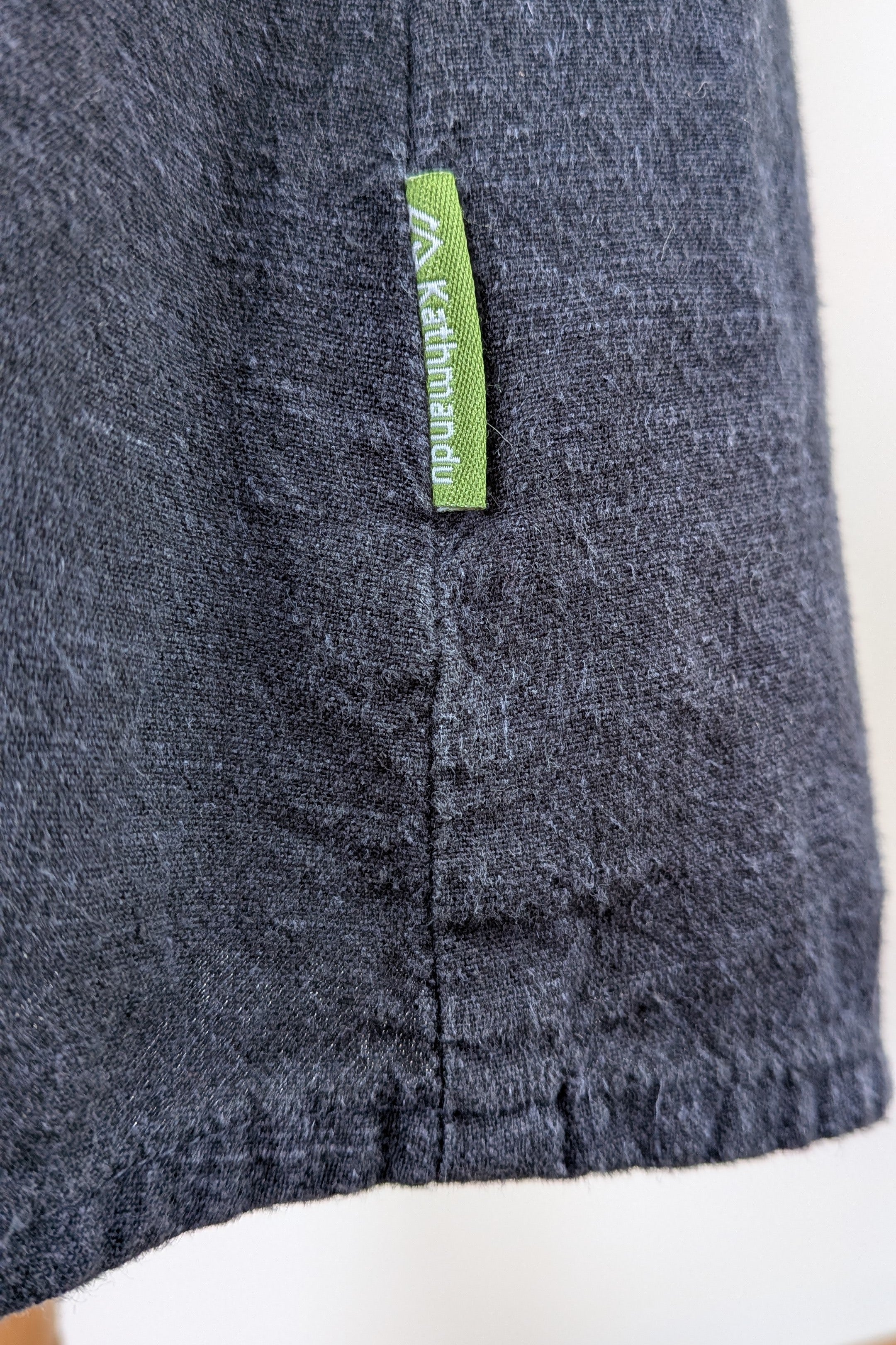 Kathmandu Hemp & Organic Cotton Navy Shirt Dress Size 16/18