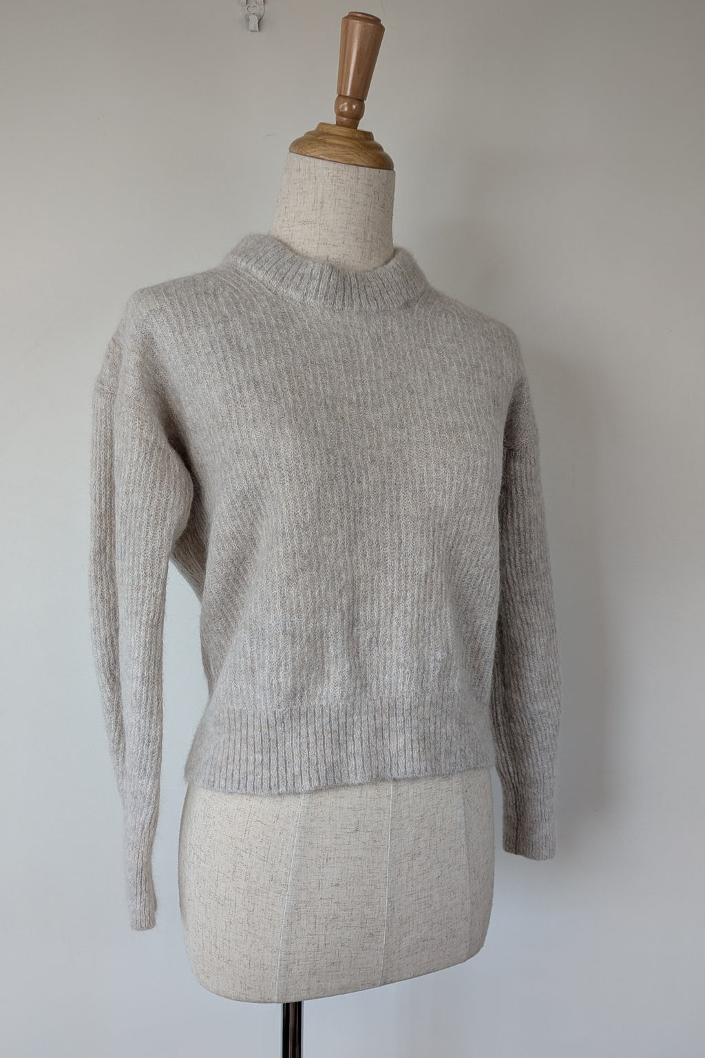 Everlane The Cocoon Crew in Alpaca Almond Jumper Size S