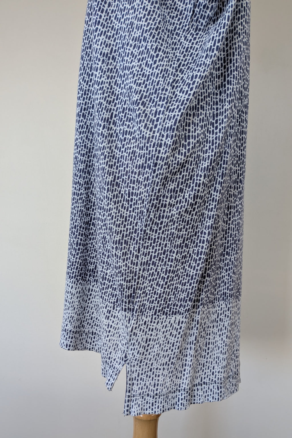Sportscraft 100% Linen Blue & White Speckled Dress Size 8