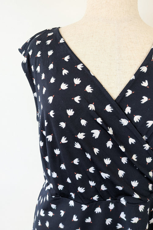 Basque Midnight Wrap Top Size 16 Brand New With Tags RRP $59.95