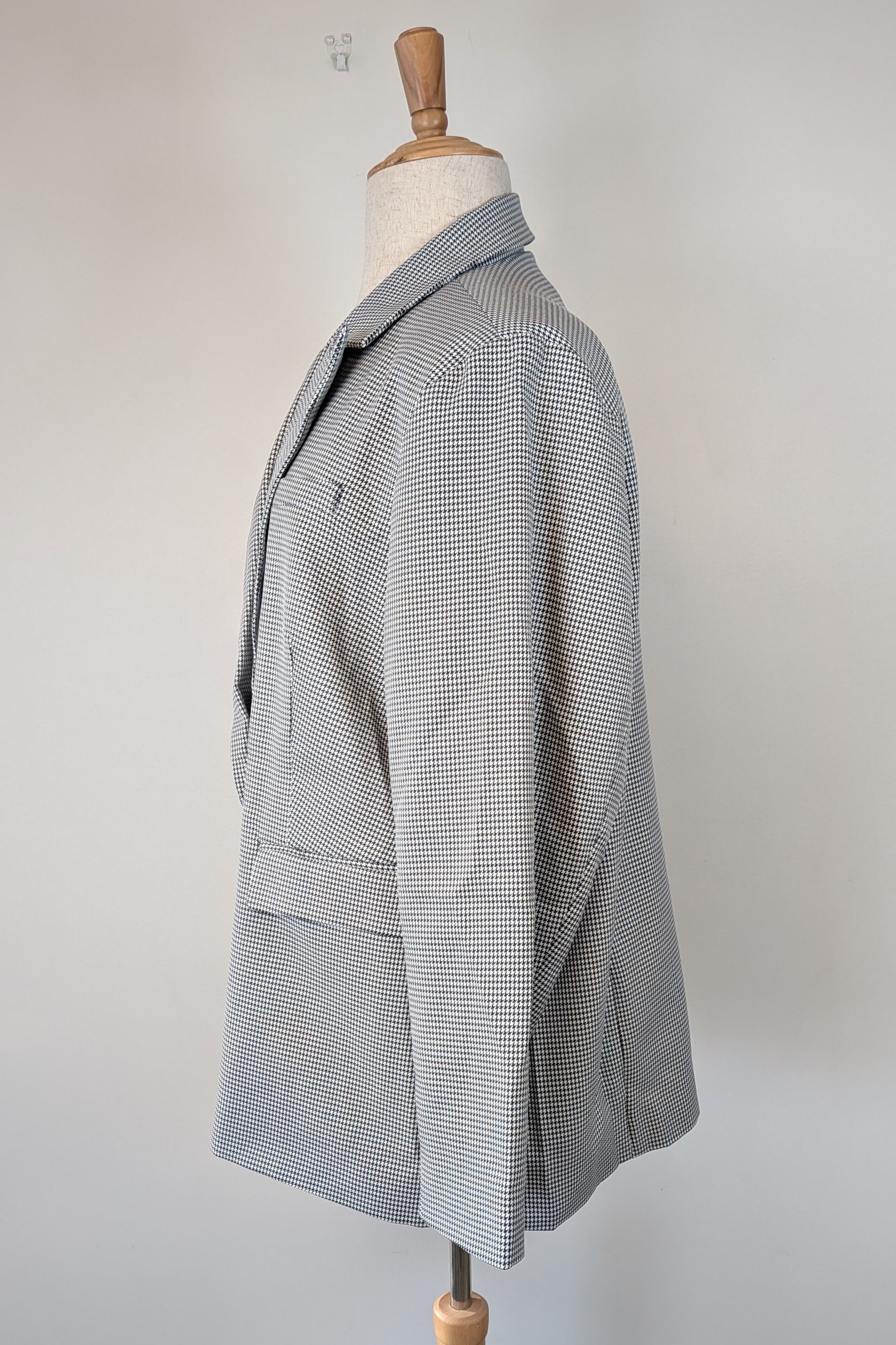 Beme Monochrome Houndstooth Blazer Size 24 Brand New With Tags RRP $109.95