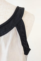 Jane Lamerton Petites Silk Abstract Monochrome Top Size 10